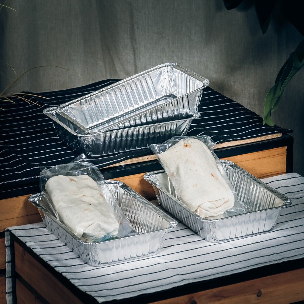 OKN-17115-Custom Aluminium Foil Tray (Set of 4) - 220x158x50mm