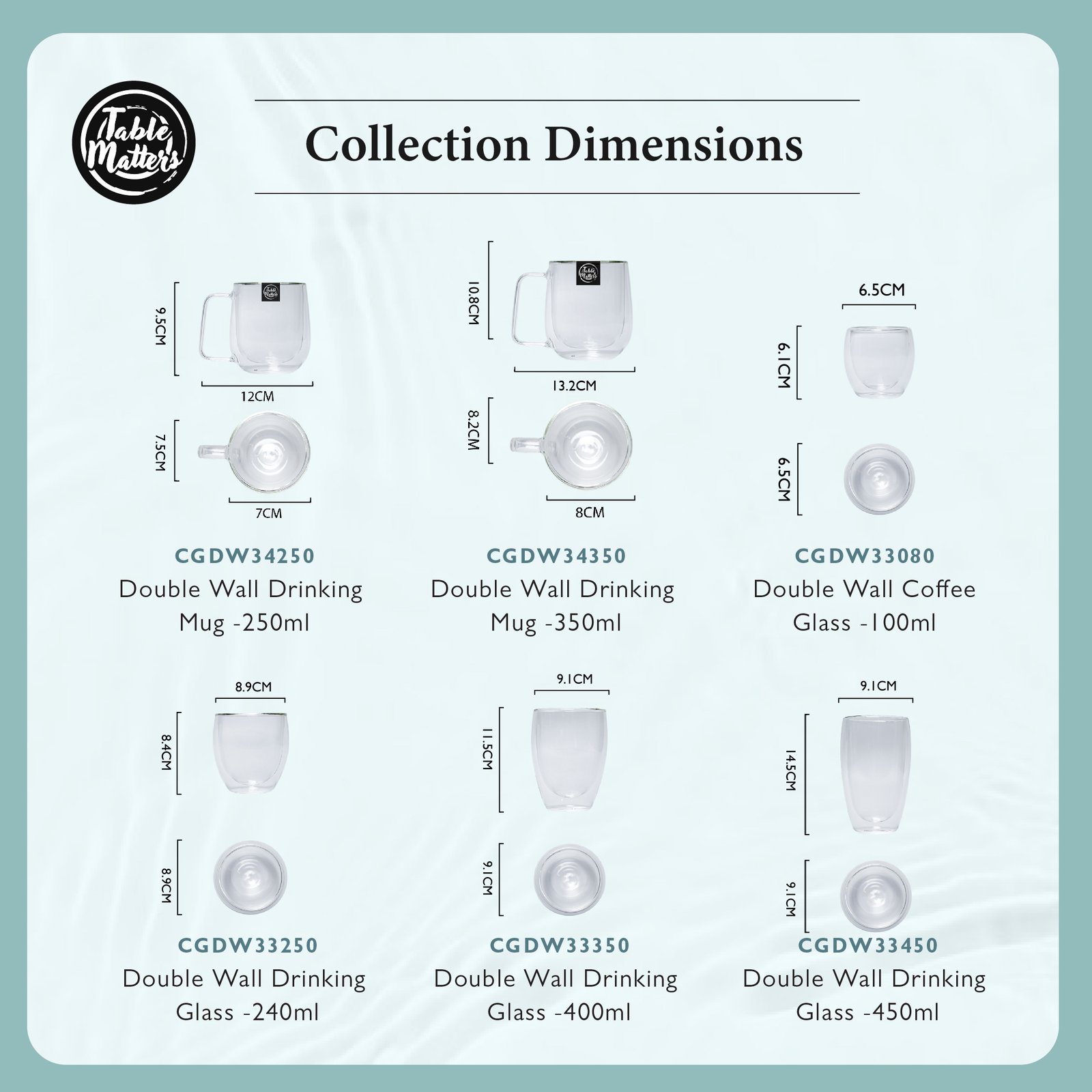 Taikyu-DoubleWallDrinkingGlass-ProductListing-12 TAIKYU Double Wall Glass Collection