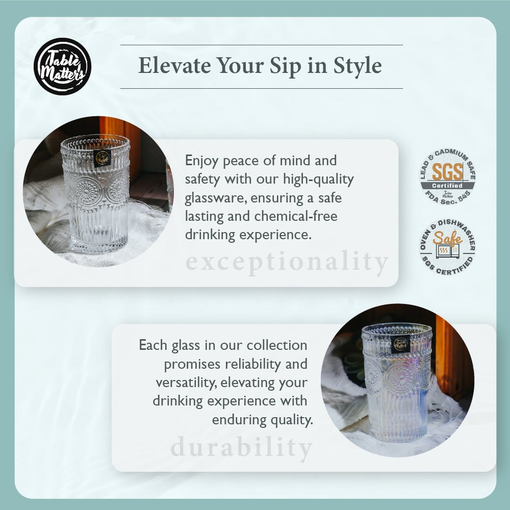 Taikyu-LaceDrinkingGlass-ProductListing-10 TAIKYU Lace Drinking Glass - 300ml