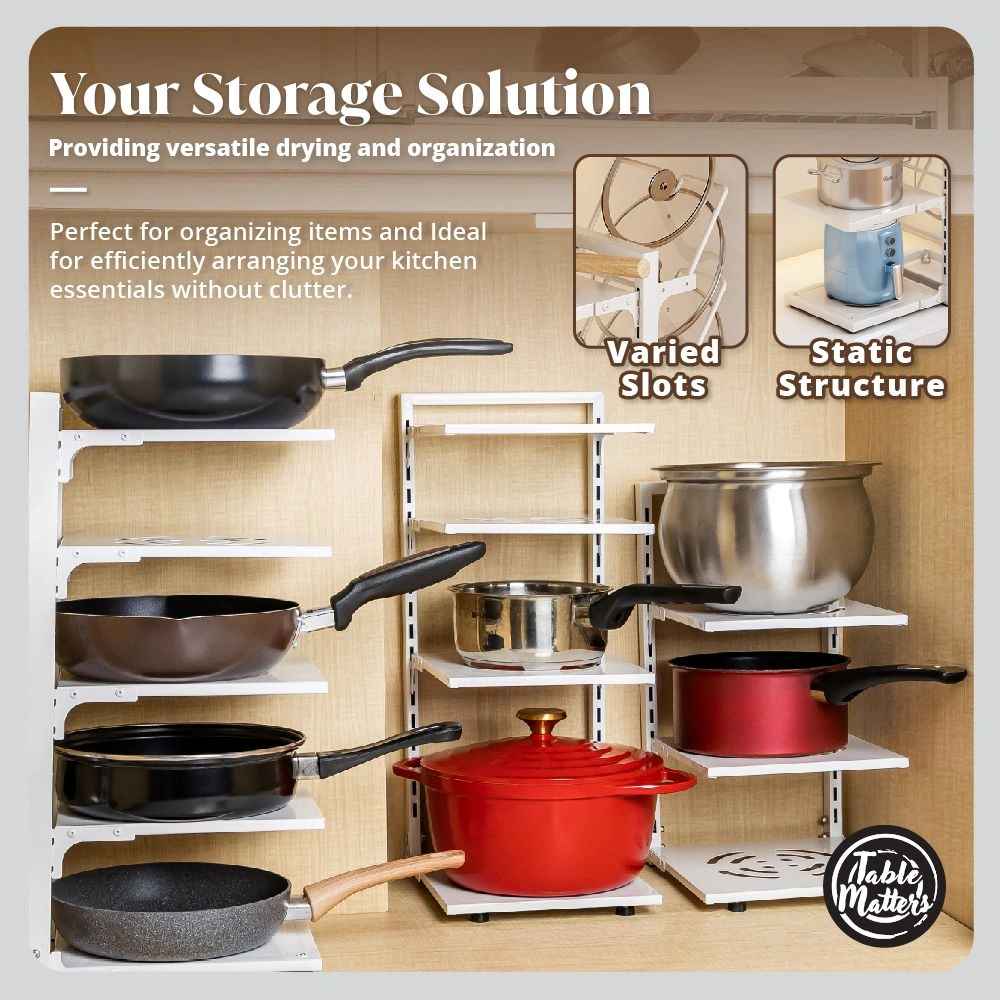 VERTEX-3-5-Tier-Rack-Square-03 Vertex Pot and Pan Cabinet Organiser Rack Collection